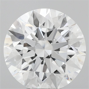 Picture of Lab Grown Diamond 4.70 Carats, Round with Ideal Cut, E Color, VVS2 Clarity and Certified by IGI