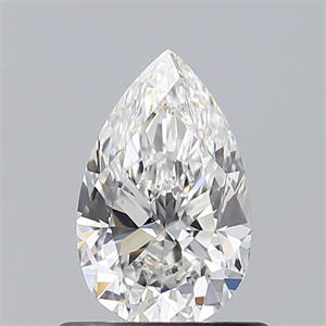 Picture of Natural Diamond 0.61 Carats, Pear with  Cut, E Color, VS1 Clarity and Certified by GIA