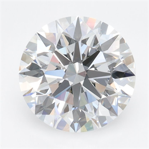 Picture of Lab Grown Diamond 2.83 Carats, Round with Ideal Cut, D Color, IF Clarity and Certified by IGI