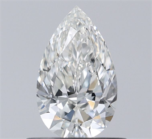 Foto Diamante Natural 0.51 quilates, De pera , Color I, claridad VVS1 y certificado GIA de