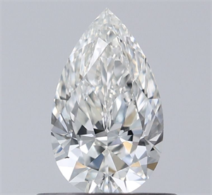 Foto Diamante Natural 0.51 quilates, De pera , Color I, claridad VVS1 y certificado GIA de
