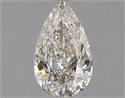 Natural Diamond 0.82 Carats, Pear with  Cut, J Color, SI2 Clarity and Certified by GIA