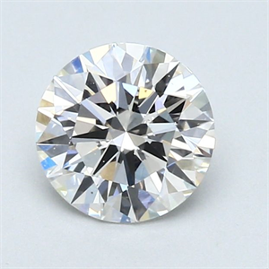 Picture of Natural Diamond 1.01 Carats, Round with Excellent Cut, E Color, SI1 Clarity and Certified by GIA