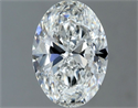 Natural Diamond 1.20 Carats, Oval with  Cut, G Color, VS1 Clarity and Certified by GIA