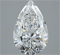 Natural Diamond 1.80 Carats, Pear with  Cut, E Color, SI1 Clarity and Certified by GIA