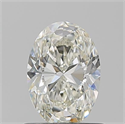 Diamante Natural 0.90 quilates, Ovalado , Color J, claridad VS2 y certificado GIA