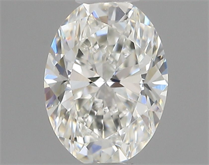 Picture of Natural Diamond 0.51 Carats, Oval with  Cut, H Color, VVS2 Clarity and Certified by GIA