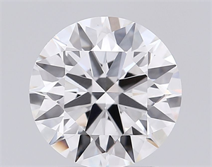 Picture of Lab Grown Diamond 2.05 Carats, Round with Ideal Cut, E Color, VVS2 Clarity and Certified by IGI