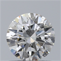 Natural Diamond 0.70 Carats, Round with Excellent Cut, H Color, SI1 Clarity and Certified by GIA