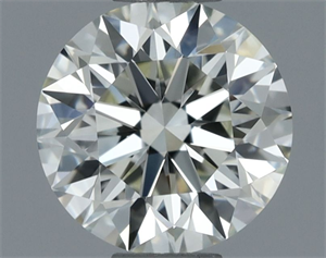 Picture of Natural Diamond 0.70 Carats, Round with Excellent Cut, J Color, VVS1 Clarity and Certified by IGI