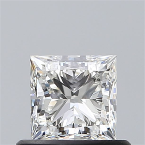 Picture of Natural Diamond 0.60 Carats, Princess with  Cut, I Color, VVS2 Clarity and Certified by GIA