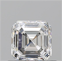 Natural Diamond 0.70 Carats, Asscher with  Cut, H Color, VVS1 Clarity and Certified by GIA