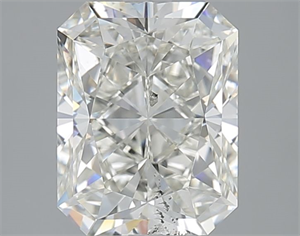 Foto Diamante Natural 3.01 quilates, Radiante , Color J, claridad SI2 y certificado GIA de