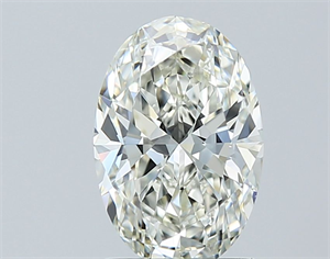 Picture of Natural Diamond 1.50 Carats, Oval with  Cut, I Color, VS1 Clarity and Certified by IGI