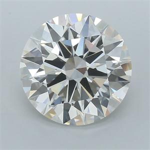 Picture of Lab Grown Diamond 7.03 Carats, Round with Ideal Cut, G Color, VVS2 Clarity and Certified by IGI