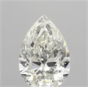 Natural Diamond 0.94 Carats, Pear with  Cut, G Color, I1 Clarity and Certified by IGI