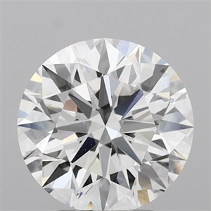 Picture of Lab Grown Diamond 3.10 Carats, Round with Ideal Cut, E Color, VS1 Clarity and Certified by IGI