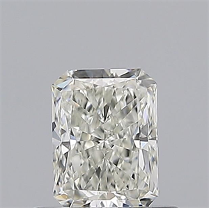 Picture of Natural Diamond 0.56 Carats, Radiant with  Cut, I Color, VVS2 Clarity and Certified by GIA