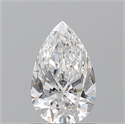 Natural Diamond 1.02 Carats, Pear with  Cut, F Color, SI2 Clarity and Certified by GIA