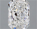 Natural Diamond 1.00 Carats, Radiant with  Cut, F Color, SI2 Clarity and Certified by GIA