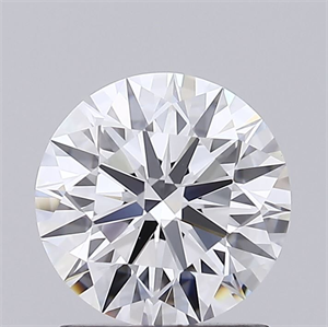 Picture of Lab Grown Diamond 1.29 Carats, Round with Ideal Cut, D Color, VVS2 Clarity and Certified by IGI