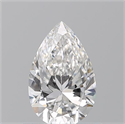 Diamante Natural 0.70 quilates, De pera , Color F, claridad VS1 y certificado GIA