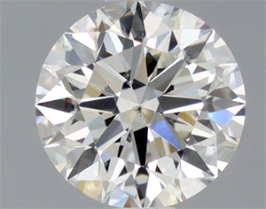 Picture of Natural Diamond 0.92 Carats, Round with Excellent Cut, H Color, SI1 Clarity and Certified by GIA