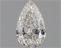 Natural Diamond 0.40 Carats, Pear with  Cut, F Color, SI2 Clarity and Certified by GIA