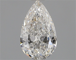Picture of Natural Diamond 0.40 Carats, Pear with  Cut, F Color, SI2 Clarity and Certified by GIA