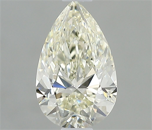 Picture of Natural Diamond 0.51 Carats, Pear with  Cut, K Color, IF Clarity and Certified by IGI