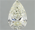 Diamante Natural 0.51 quilates, De pera , Color K, claridad IF y certificado IGI