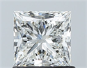 Natural Diamond 1.00 Carats, Princess with  Cut, I Color, VS1 Clarity and Certified by GIA