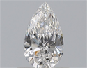 Natural Diamond 0.47 Carats, Pear with  Cut, E Color, VS2 Clarity and Certified by GIA