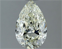 Natural Diamond 1.03 Carats, Pear with  Cut, L Color, VS1 Clarity and Certified by IGI