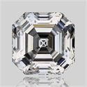 Natural Diamond 1.01 Carats, Asscher with  Cut, F Color, VVS1 Clarity and Certified by GIA