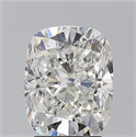 Natural Diamond 3.02 Carats, Cushion with  Cut, H Color, VVS2 Clarity and Certified by GIA