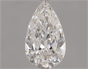 Diamante Natural 0.70 quilates, De pera , Color E, claridad SI1 y certificado GIA