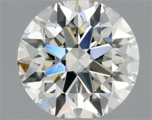 Picture of Natural Diamond 0.80 Carats, Round with Excellent Cut, J Color, SI1 Clarity and Certified by GIA