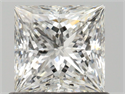 Natural Diamond 0.83 Carats, Princess with  Cut, H Color, VS1 Clarity and Certified by GIA
