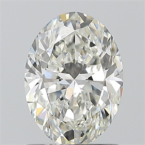 Foto Diamante Natural 1.01 quilates, Ovalado , Color H, claridad VS1 y certificado GIA de
