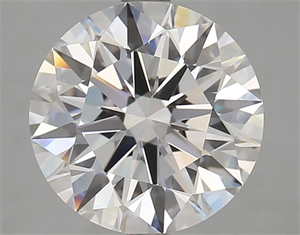 Picture of Lab Grown Diamond 3.83 Carats, Round with Ideal Cut, D Color, VVS1 Clarity and Certified by IGI