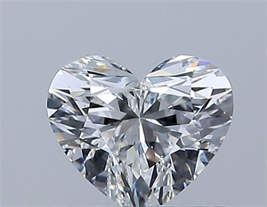 Foto Diamante Natural 0.52 quilates, Corazón , Color E, claridad SI1 y certificado GIA de