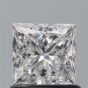Foto Diamante Natural 0.91 quilates, Princesa , Color E, claridad VVS1 y certificado GIA de