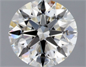 Diamante Natural 1.52 quilates, Redondo , Color H, claridad VVS1 y certificado GIA