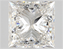 Natural Diamond 2.01 Carats, Princess with  Cut, I Color, VS1 Clarity and Certified by GIA
