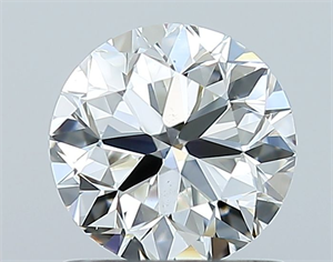 Picture of Natural Diamond 1.00 Carats, Round with Very Good Cut, H Color, SI1 Clarity and Certified by GIA