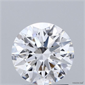 Lab Grown Diamond 1.55 Carats, Round with Ideal Cut, E Color, VVS2 Clarity and Certified by IGI