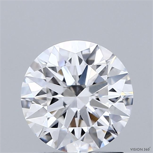 Picture of Lab Grown Diamond 1.55 Carats, Round with Ideal Cut, E Color, VVS2 Clarity and Certified by IGI