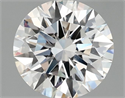 Del inventario de diamantes de laboratorio, 1.53 quilates, Redondo , Color F, claridad VVS2 y certificado IGI