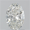 Natural Diamond 1.01 Carats, Oval with  Cut, G Color, VS2 Clarity and Certified by GIA